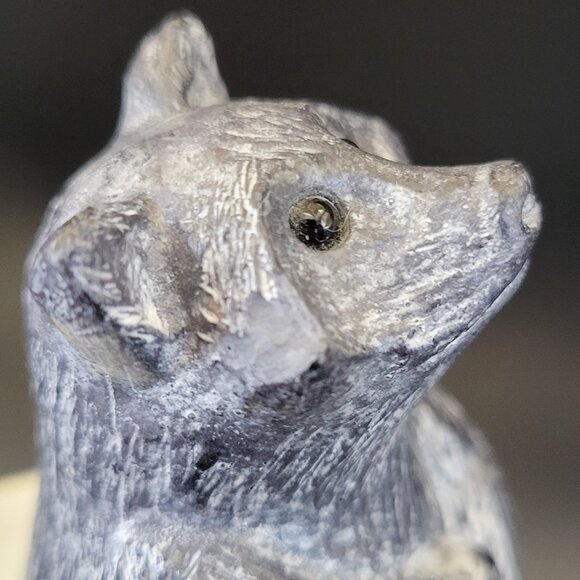 A Wolf Original Raccoon Figurine Signed 3" 1970s Canada - Picture 11 of 16